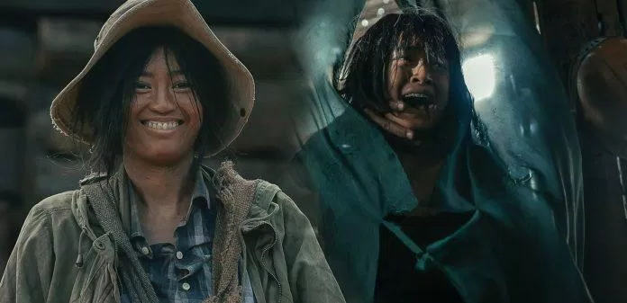 91 Review “Cô gái từ quá khứ”: 5 yếu tố chứng minh đây là một phim Việt đáng xem mới nhất 4 Tạo hình "khố rách áo ôm" của Ninh Dương Lan Ngọc trong phim đã phá đảo hoàn toàn ấn tượng từ trước đến nay của cô. (Ảnh: Fanpage Ra rạp xem gì?)