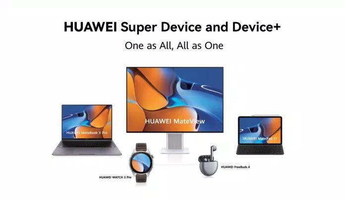 Hệ sinh thái Super Device của Huawei kết nối nhiều thiết bị với nhau để làm việc tiện lợi hơn (Ảnh: Internet)