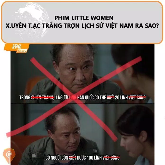 Phim có những chi tiết bóp méo lịch sử chiến tranh ở Việt Nam.  (Ảnh: Internet)
