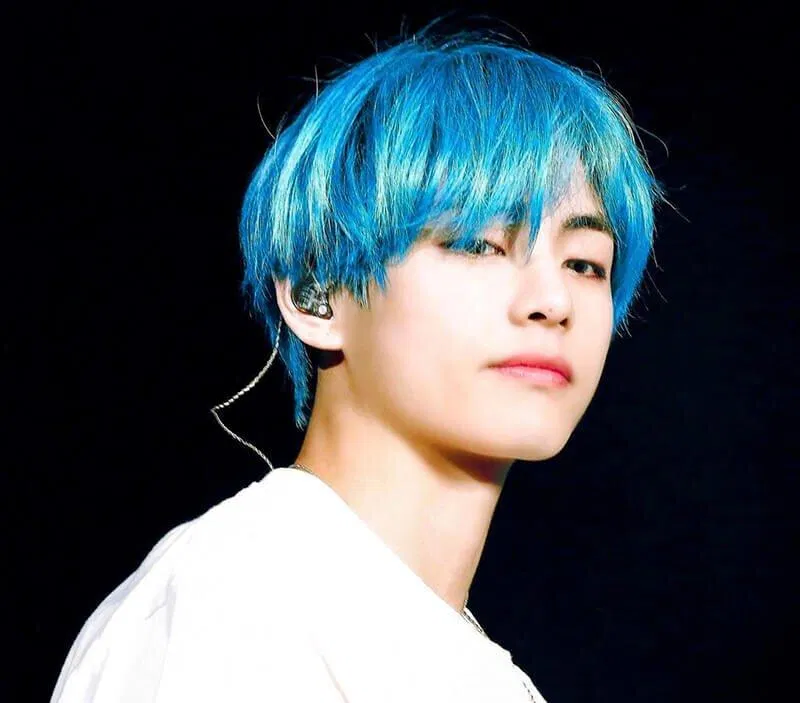 Màu nhuộm tóc nam xanh dương (nguồn: internet)