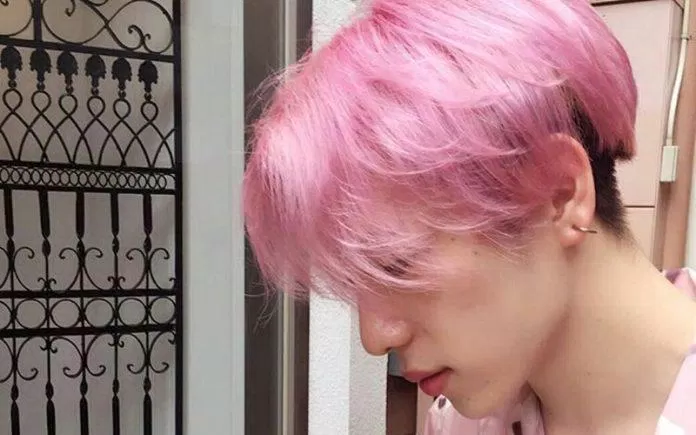 Màu nhuộm tóc nam hồng khói (nguồn: internet)