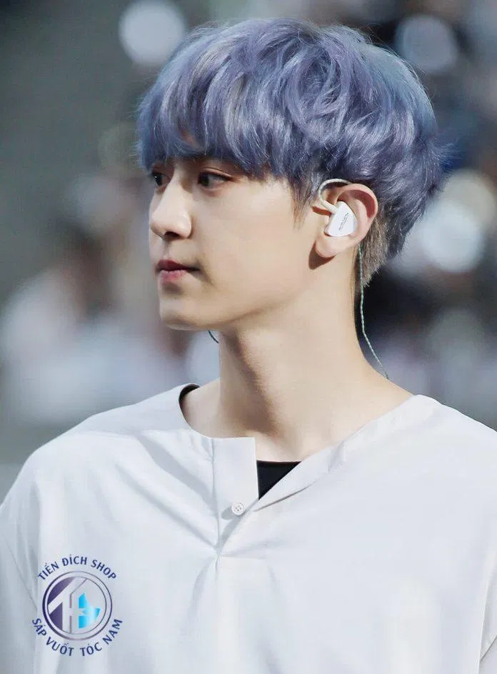 Màu nhuộm tóc nam xanh khói (nguồn: internet)