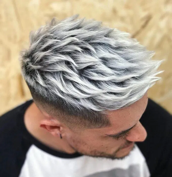 Màu nhuộm tóc nam xám tro (nguồn: internet)
