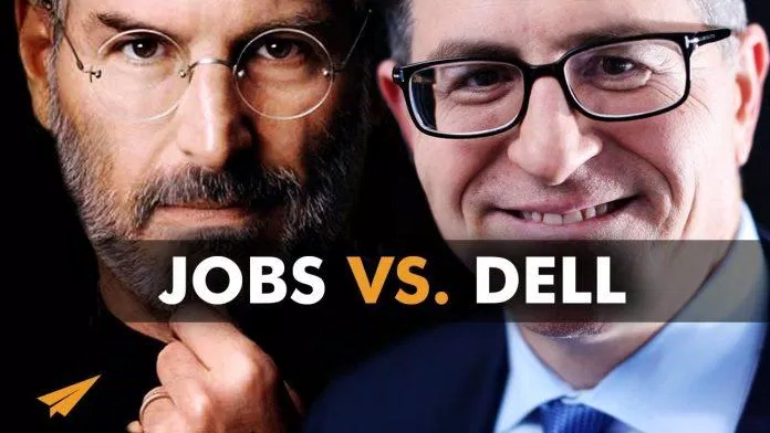 Michael Dell và Steve Jobs đều là những người bỏ học đại học (Ảnh: Internet)