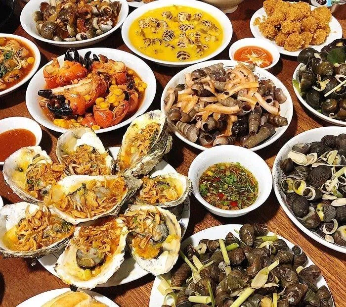 Buffet hải sản Ốc Ba Tàu (Nguồn: Internet)