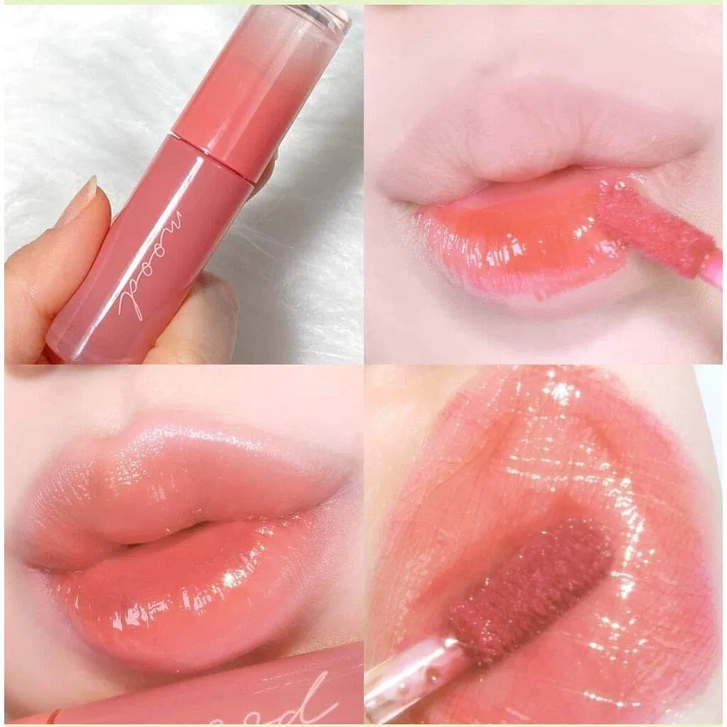 Son Tint Bóng Peripera Ink Mood Glowy Tint - Màu 01: Best Beige Menu (Ảnh: internet).