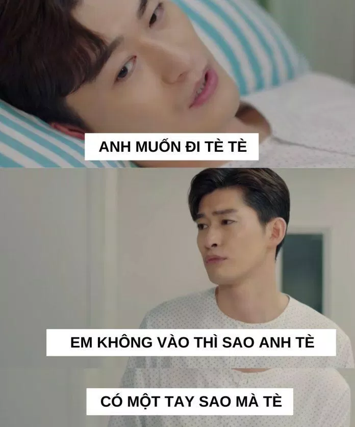 Sao anh có thể viết ra được câu thoại như này, nó không làm nũng trái lại có một chút vô duyên (Ảnh: BlogAnChoi)