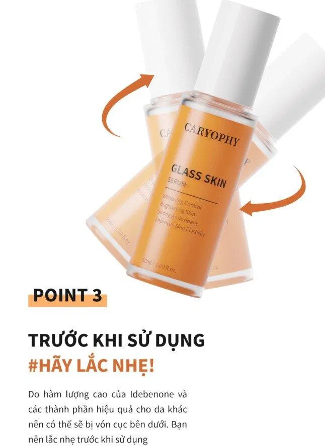 Cách dùng Serum Caryophy Glass Skin