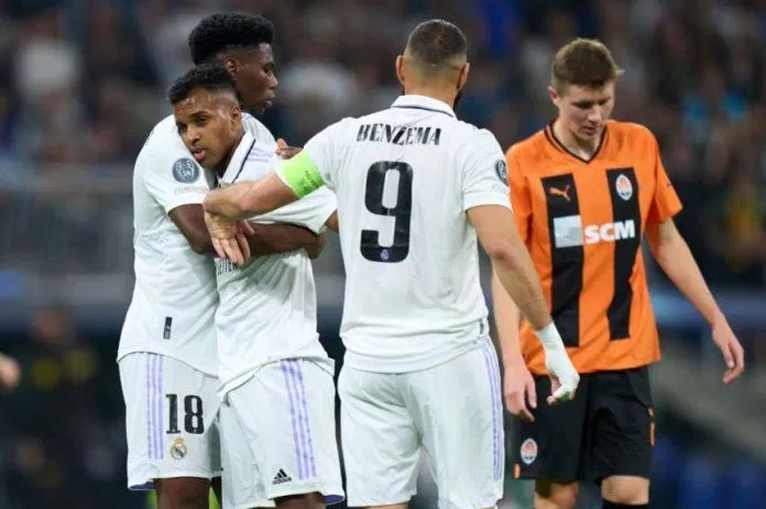 Rodrigo tiếp tục có bàn thắng trong trận Real Madrid thắng Shakhtar 2-1 (Ảnh: Internet)