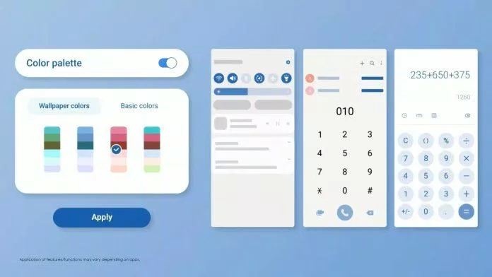 Bạn cũng có thể thay đổi màu sắc chủ đạo của giao diện với One UI 5.0 (Ảnh: Internet) Bạn cũng có thể thay đổi màu sắc chủ đạo của giao diện với One UI 5.0 (Ảnh: Internet)
