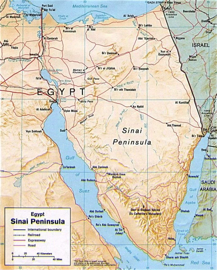 Sinai Penisula được xem là bối cảnh ngoài đời thực của vương quốc Kahndaq trong Black Adam (Ảnh: Internet)