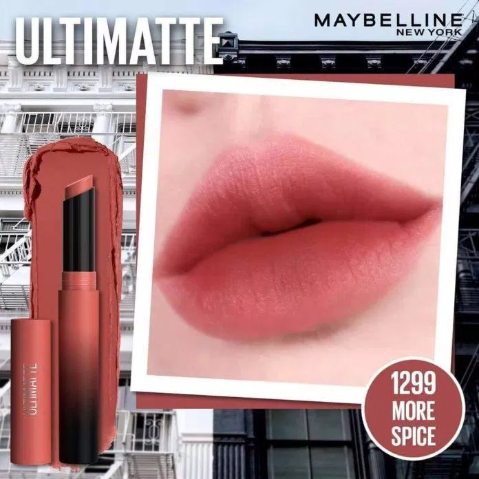 Maybelline Color Sensational Ultimatte Slim Lipstick - 1299 (Nguồn: Internet)