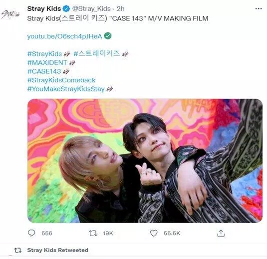 Stray Kids và album mới (Nguồn: Twitter @Stray_Kids)