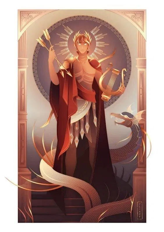 Thần Apollo. Nguồn Yliade