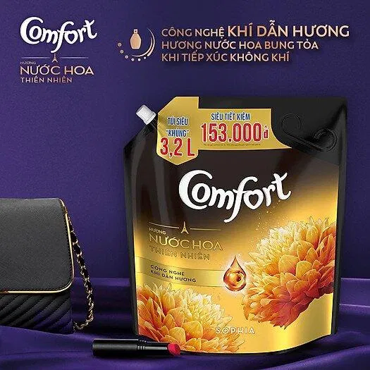 Nước xả giúp làm mềm vải Comfort