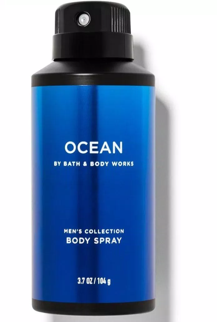 Body mist cho nam: Body Mist Bath & Body Works - Ocean For Men (nguồn: internet)