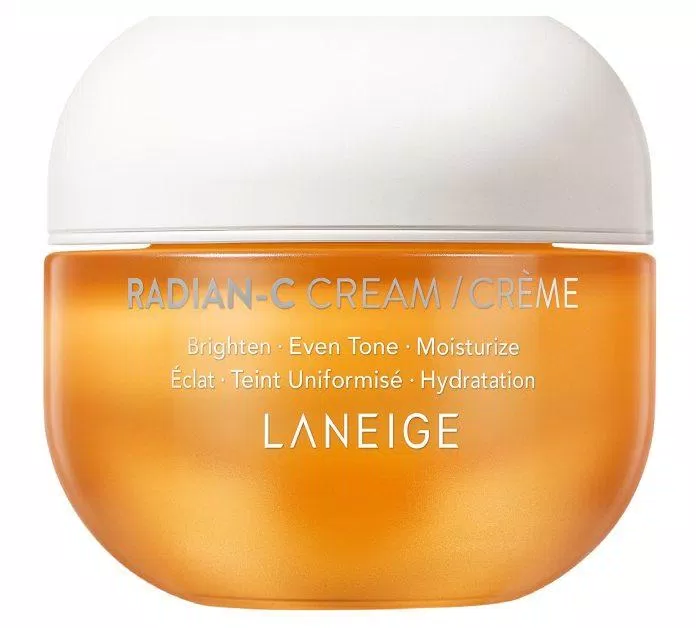 Kem dưỡng sáng da Laneige Radian - C Cream có tone cam bắt mắt (nguồn: internet)