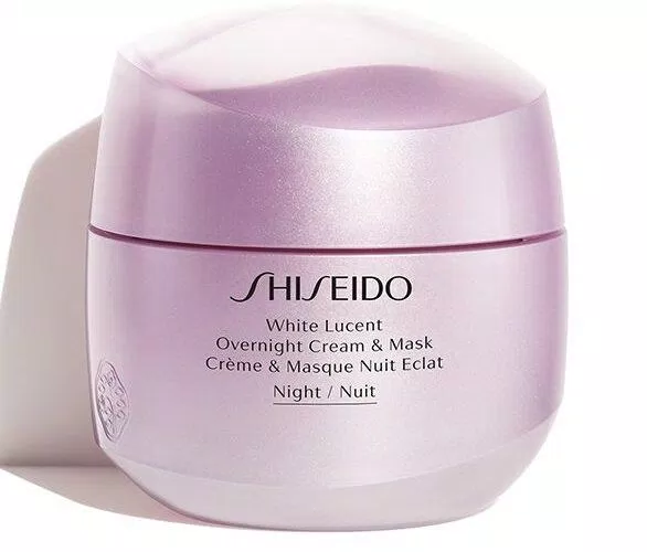 Shiseido White Lucent Overnight Cream & Mask được tích hợp giữa kem dưỡng và mặt nạ cho da mặt (nguồn: internet)