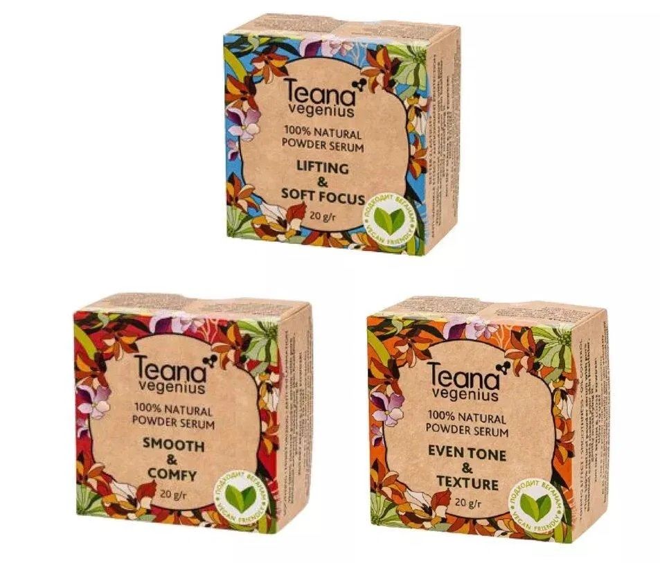 Phấn phủ kiềm dầu serum bột Teana Vegenius 100% Natural Powder Serum (nguồn: internet)