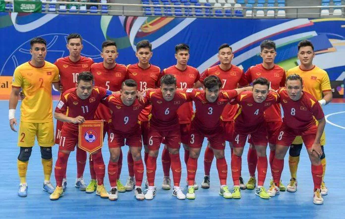 14 cầu thủ đại diện Futsal Việt Nam tham gia giải AFC Futsal Asian Cup 2022 (Ảnh: Internet)