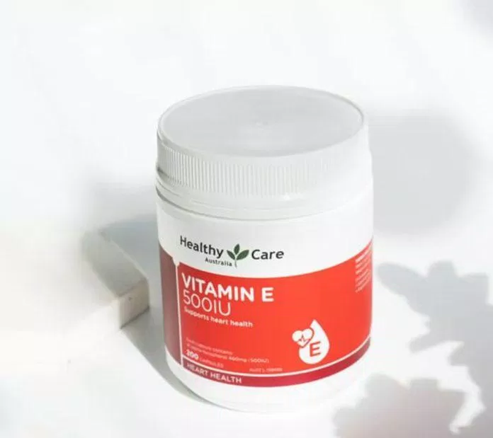 Viên uống Vitamin E tốt cho da mặt Healthy Care 500IU (Ảnh: Internet).