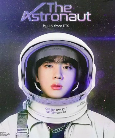Jin vừa phát hành album solo đầu tiên The Astronaut (Nguồn: Internet)