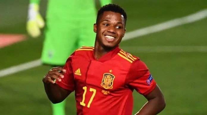 Ansu Fati là ngôi sao trẻ đáng chờ đợi của đội tuyển quốc gia Tây Ban Nha ở World Cup 2022 (Ảnh: Internet)