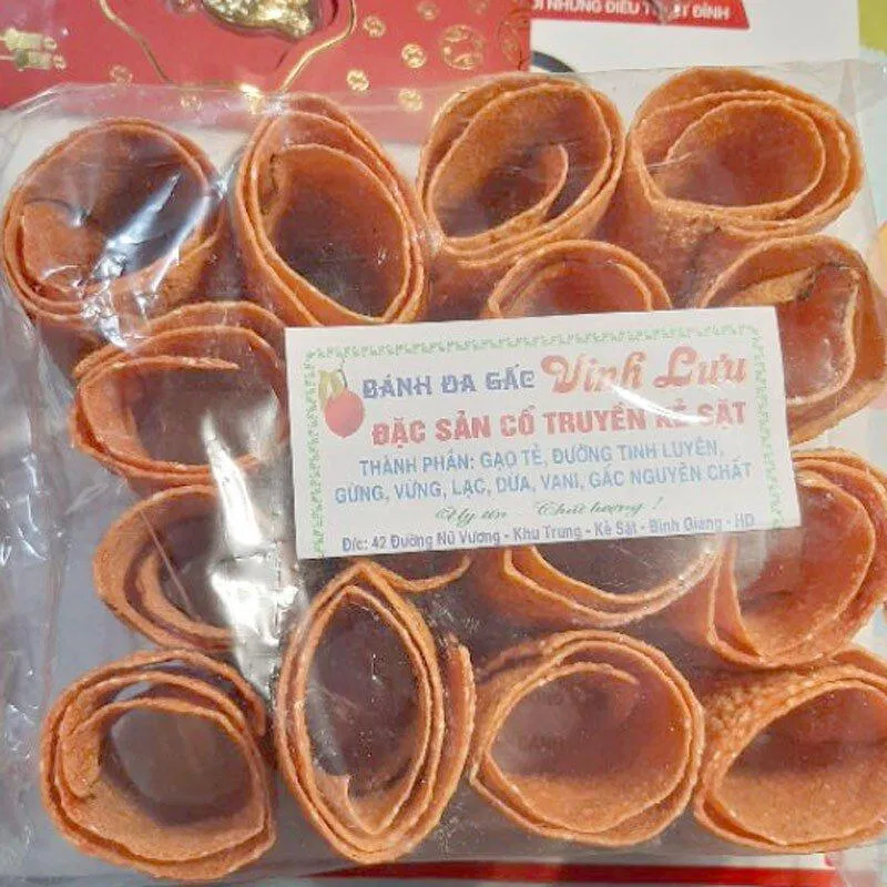 Bánh Đa Gấc Kẻ Sặt (Nguồn: Internet)