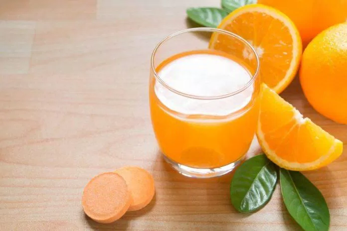 Các mẹ có thể bổ sung vitamin C bằng cách uống C sủi (Nguồn: Internet)