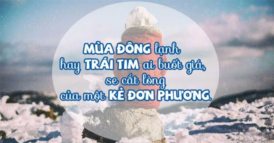 Cap hài hước, cực phủ về mùa đông (Ảnh: Internet)