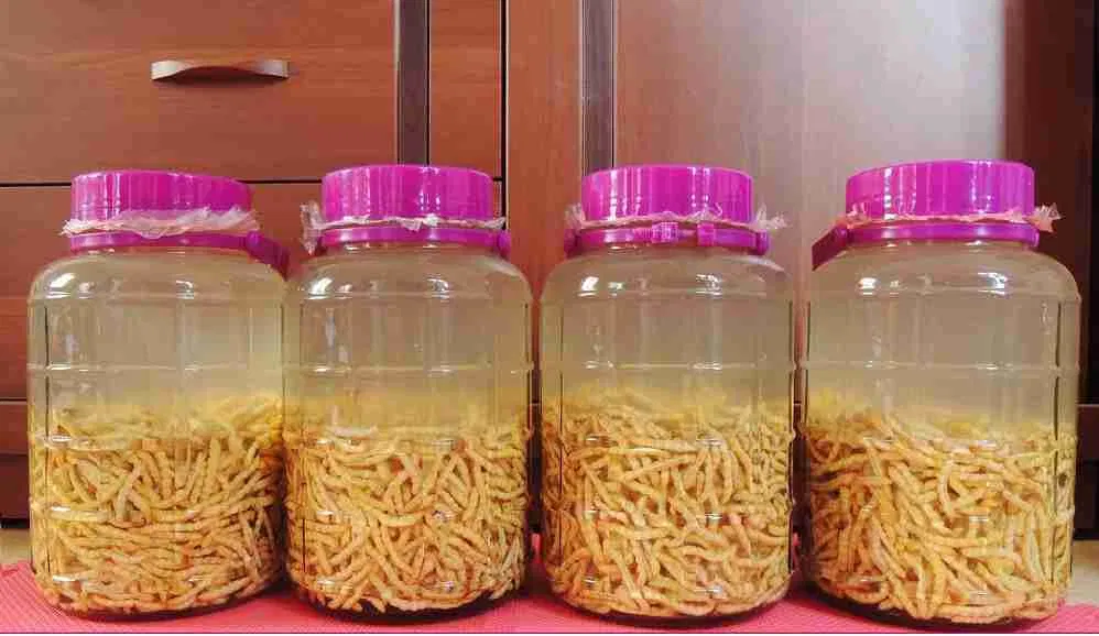 Rượu sâu chít (Ảnh: Internet)