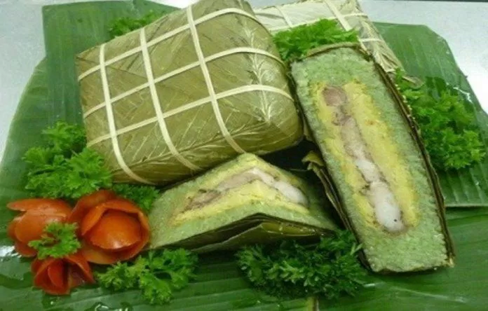Đặc sản bánh chưng Nam Định. (Ảnh: Internet)