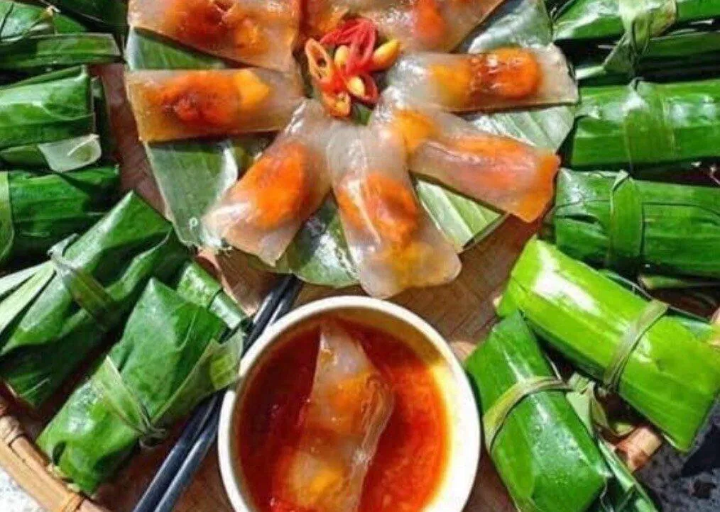 Đặc sản bánh bột lọc. (Ảnh: Internet)