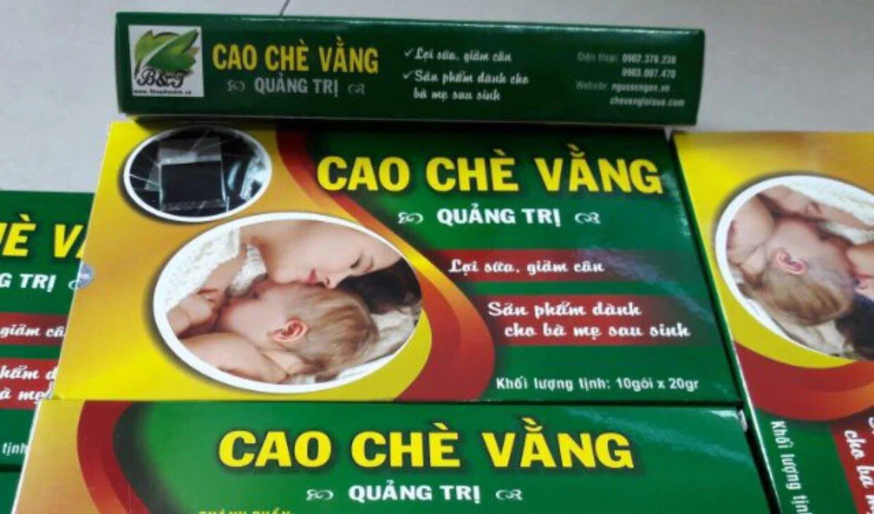 Đặc sản cao chè vằng. (Ảnh: Internet)