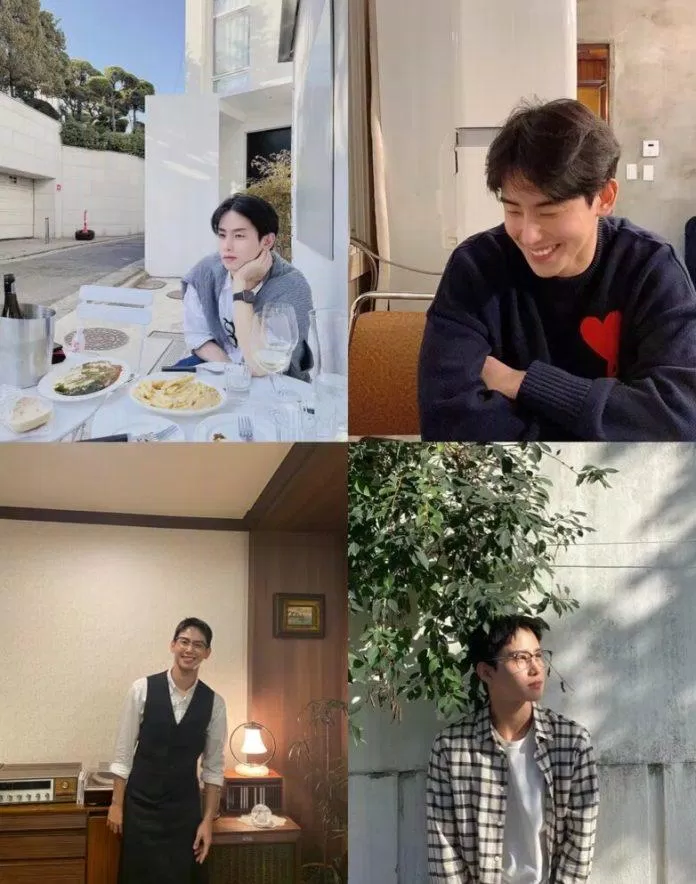 Những hình ảnh đời thường trên Instagram cá nhân của nam diễn viên (Ảnh: Internet)