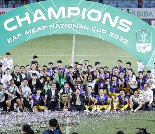 Hà Nội FC giành chức vô địch 3 năm liên tiếp (Ảnh: Internet(