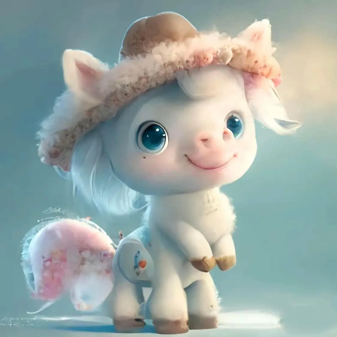 Ảnh 12 con giáp đẹp 3D phiên bản baby cute. (Ảnh: Internet)