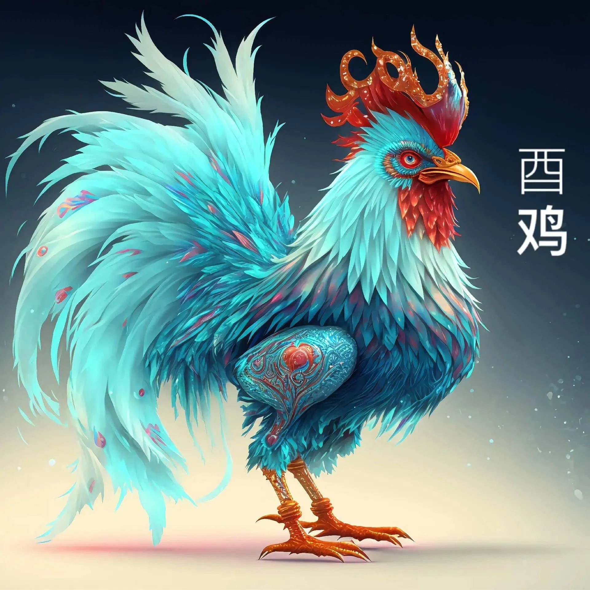 Ảnh 12 con giáp đẹp 3D đẹp sang trọng. (Ảnh: Internet)