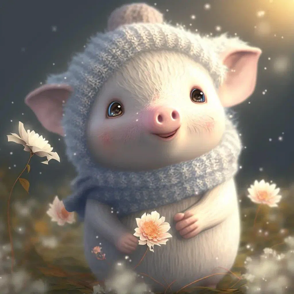 Ảnh 12 con giáp đẹp 3D phiên bản baby cute. (Ảnh: Internet)