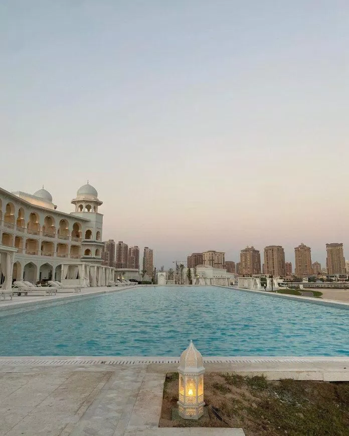 Hình ảnh khách sạn mà Jungkook ở tại Qatar. (Ảnh: Internet)
