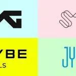 Tập đoàn Hybe, JYP, SM, YG (nguồn: internet)