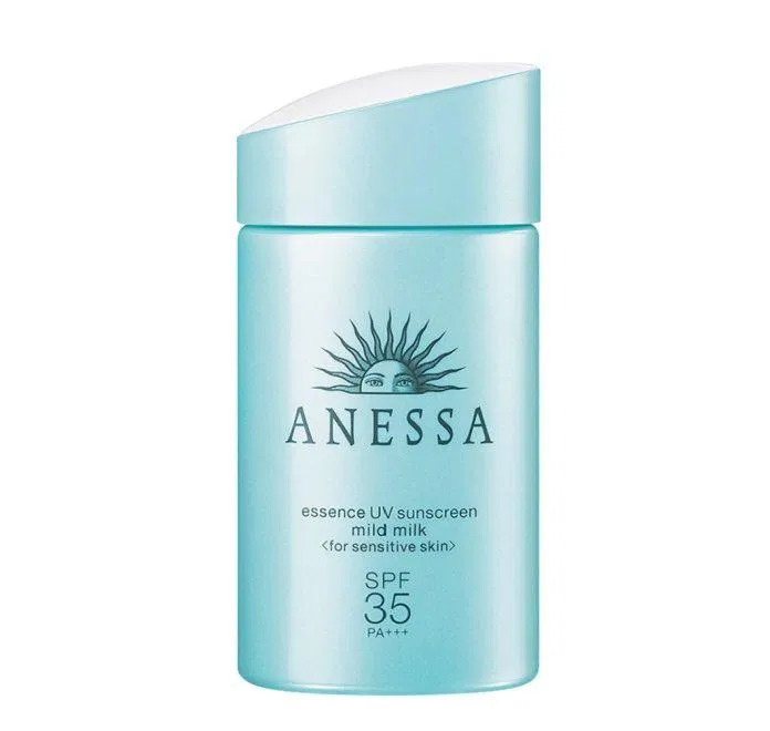 Kem chống nắng dành cho bà bầu Anessa Essence UV Sunscreen Mild Milk (Ảnh: Internet).