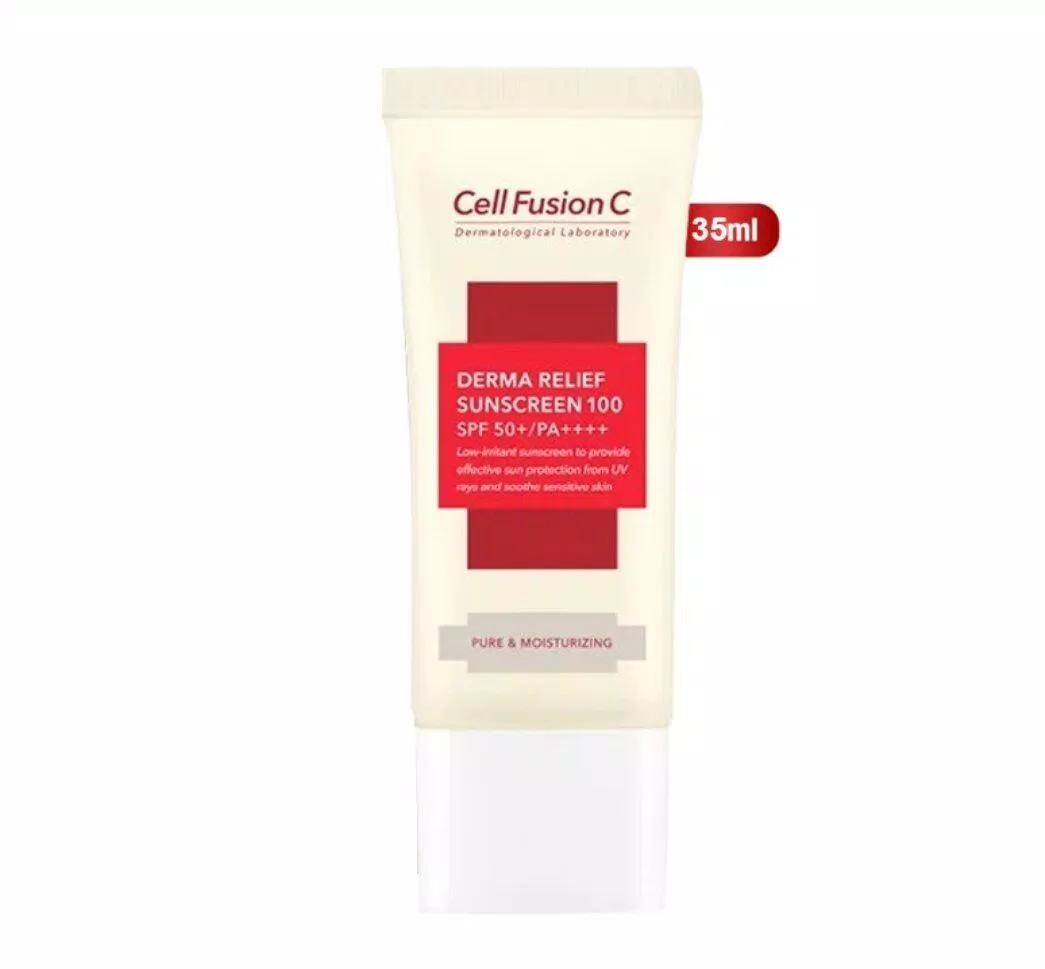 Kem chống nắng dành cho bà bầu Cell Fusion C Derma Relief Suncreen 100 (Ảnh: Internet).