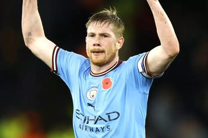 Bruyne trong trận với Fullham là cỗ máy chạy không biết mệt của Man City (Ảnh: Internet) Bruyne trong trận với Fullham là cỗ máy chạy không biết mệt của Man City (Ảnh: Internet)