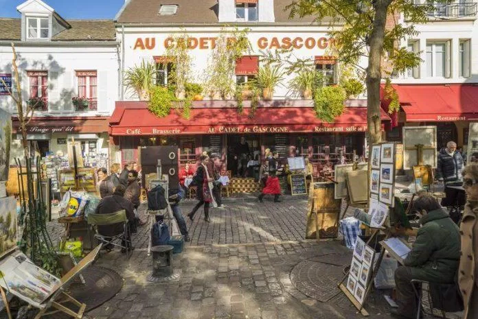 Khu phố nghệ sĩ Montmartre tại Paris (Nguồn: Internet)