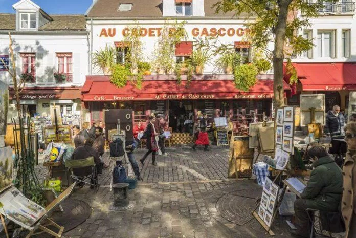 Khu phố nghệ sĩ Montmartre tại Paris (Nguồn: Internet) Khu phố nghệ sĩ Montmartre tại Paris (Nguồn: Internet)