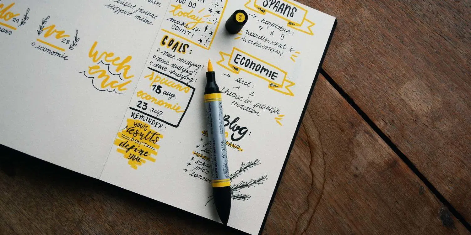 Sáng tạo cùng Bullet Journal (Ảnh: Internet)