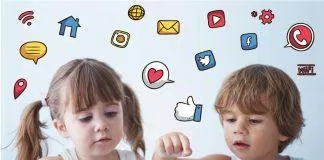 Trẻ em từ mấy tuổi có thể bắt đầu dùng mạng xã hội? (Ảnh: Internet)