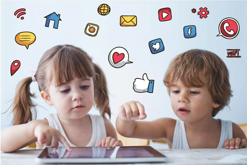 Trẻ em từ mấy tuổi có thể bắt đầu dùng mạng xã hội? (Ảnh: Internet) Trẻ em từ mấy tuổi có thể bắt đầu dùng mạng xã hội? (Ảnh: Internet)