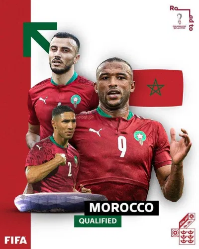 Marocco sẽ có kì World Cup thứ 2 liên tiếp khi có mặt ở Qatar (Ảnh: Internet) Marocco sẽ có kì World Cup thứ 2 liên tiếp khi có mặt ở Qatar (Ảnh: Internet)